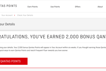 Easiest 2000 Qantas Points You Can Earn! 2