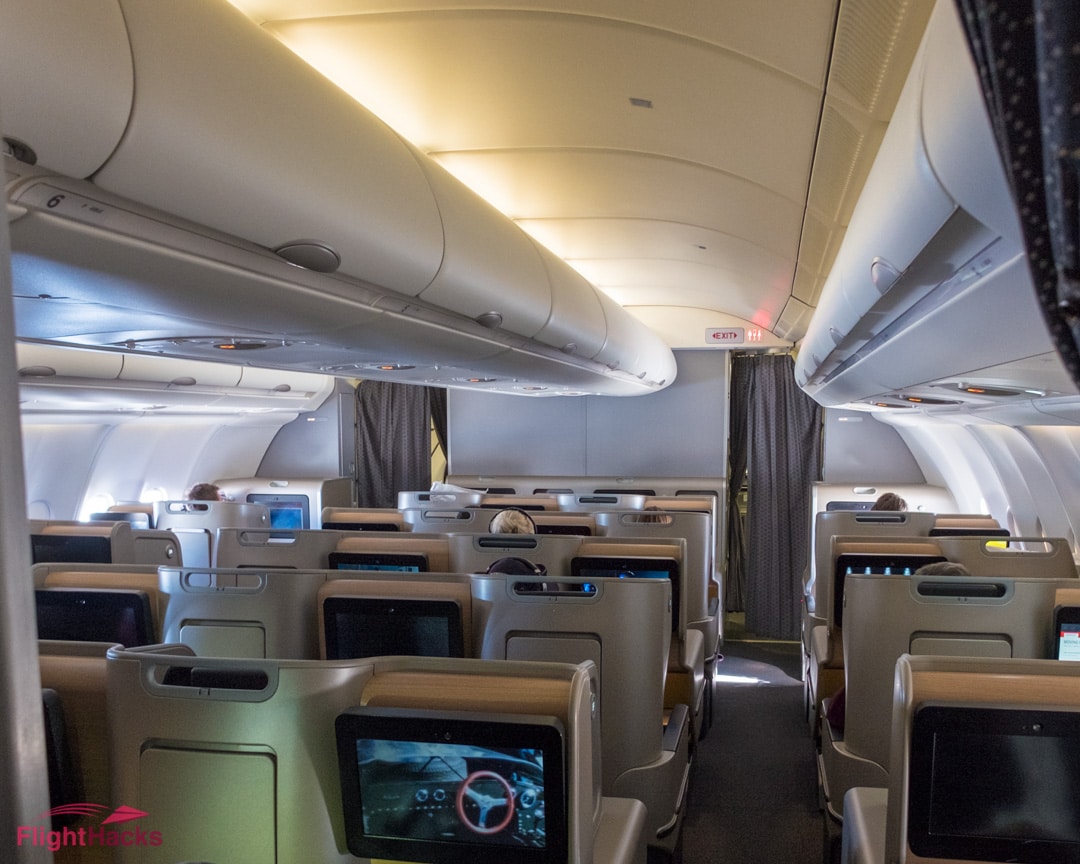Qantas VS Virgin A330 Business Class 15