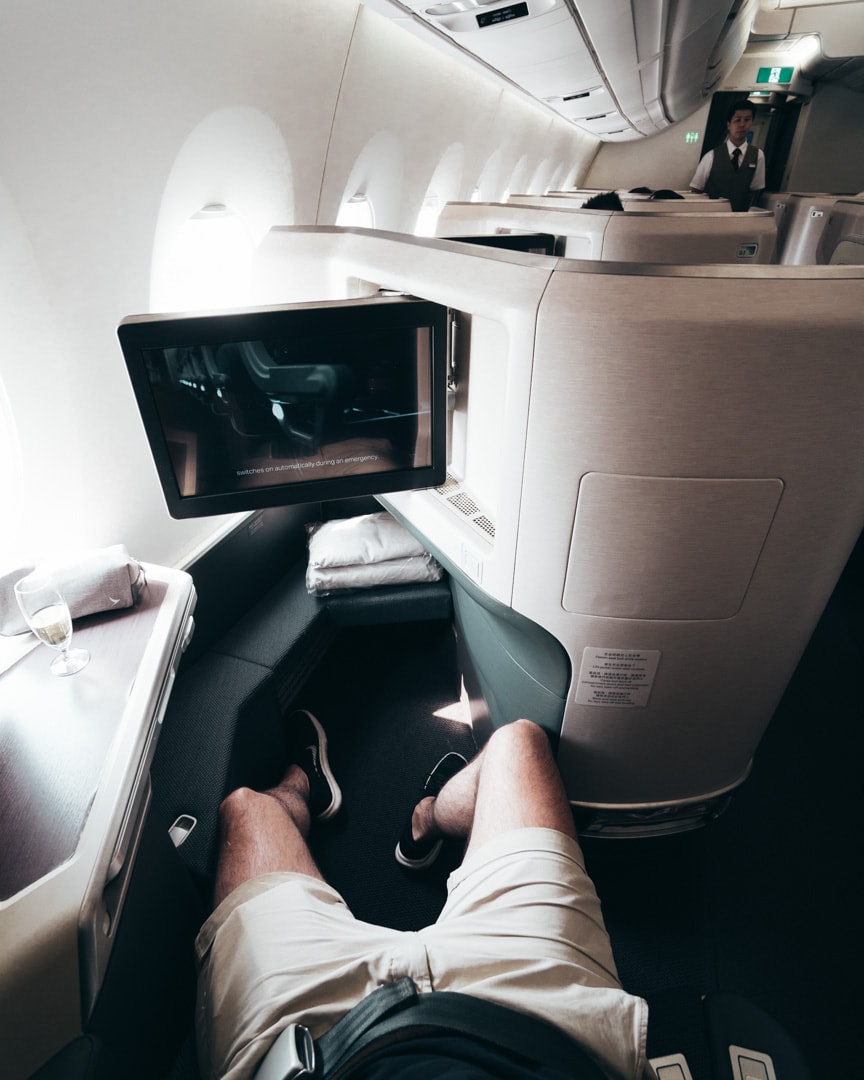 Cathay Pacific A350 Business Class Review - Hong Kong to Perth 18