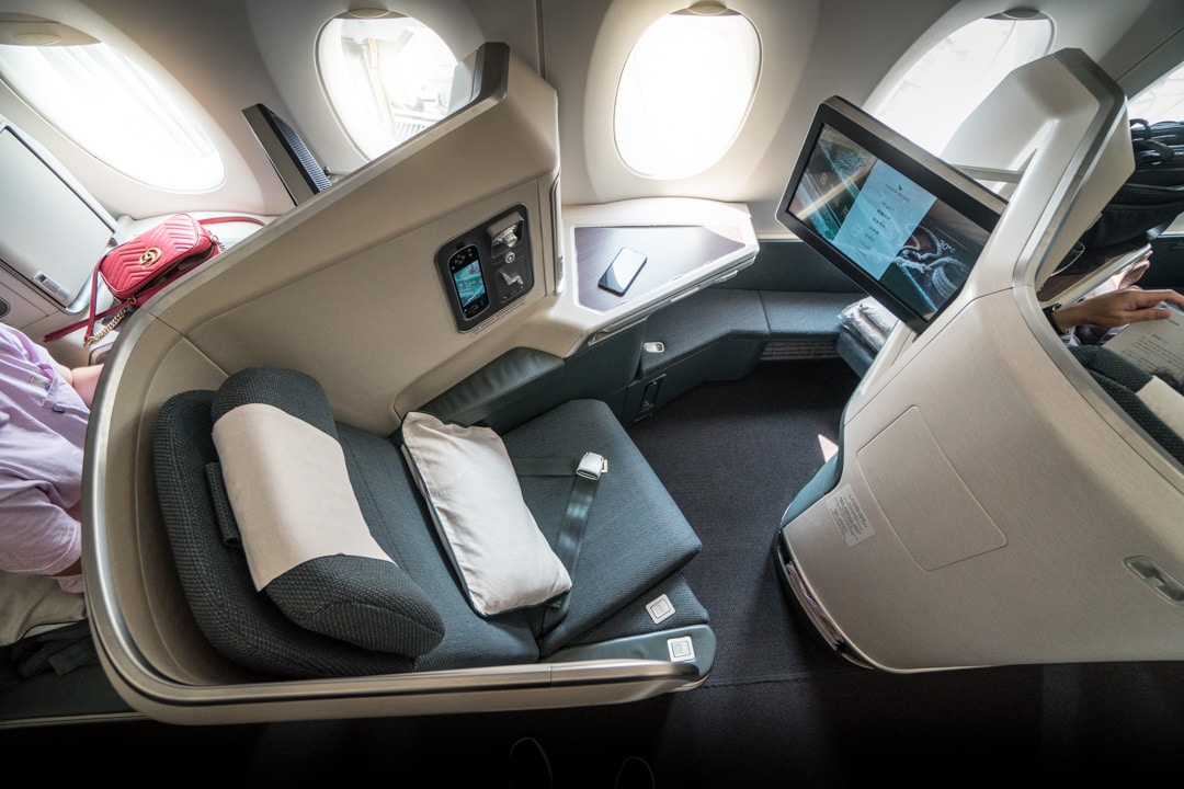 Cathay Pacific A350 Business Class Review - Hong Kong to Perth 14