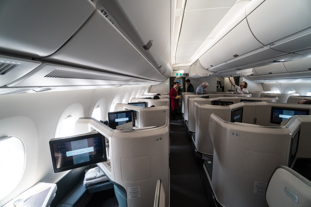 Cathay Pacific A350 Business Class Review - Hong Kong to Perth 7