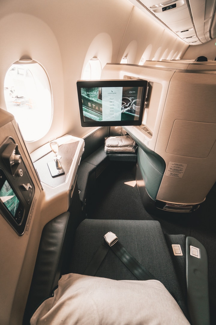 Cathay Pacific A350 Business Class Review - Hong Kong to Perth 16