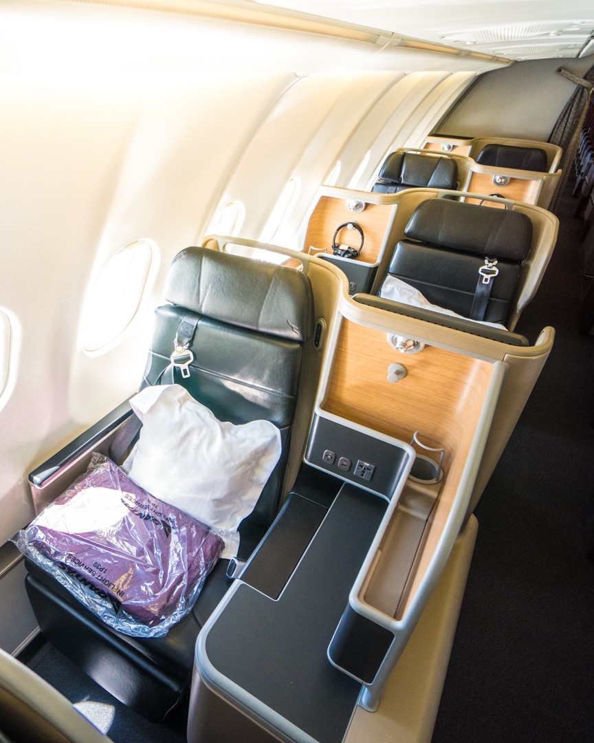 Qantas VS Virgin A330 Business Class 16
