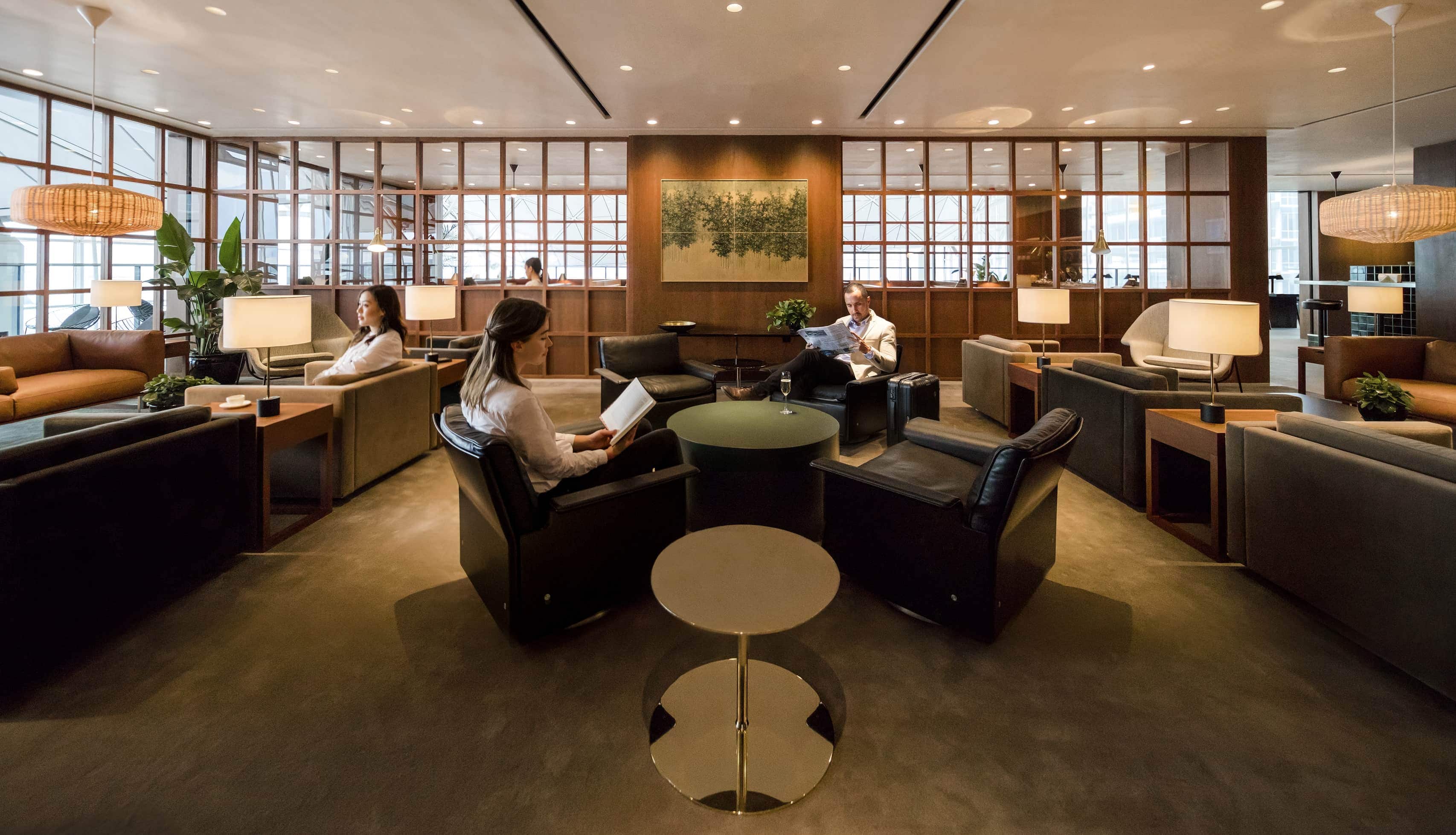 Cathay Pacific's New Lounge, The Deck 2