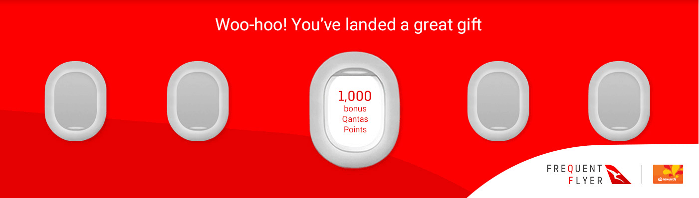 Link Woolworths Rewards to Qantas for a bonus gift 6