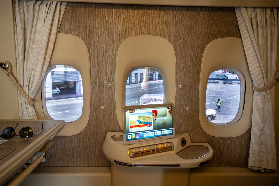 Emirates New 777 First Class Suites Review 25
