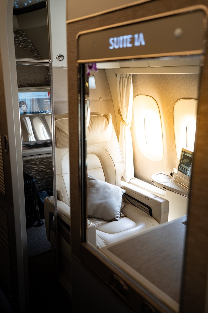 Emirates New 777 First Class Suites Review 11