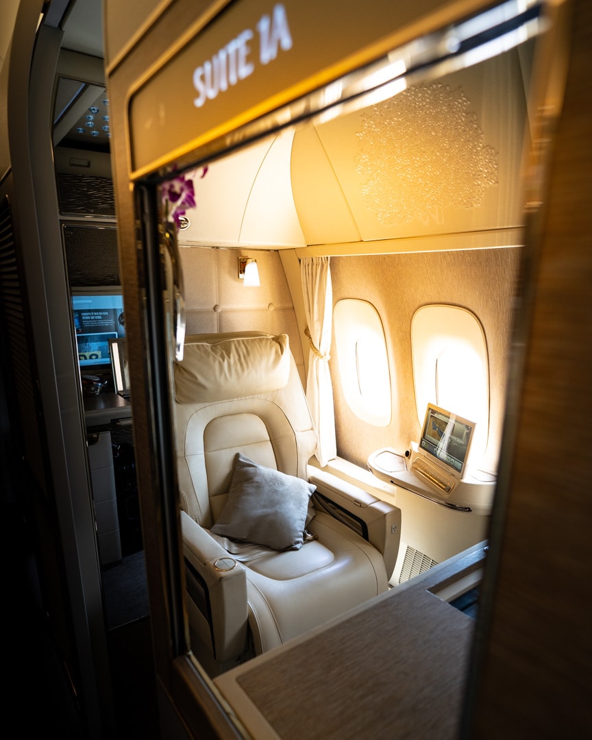 Emirates New 777 First Class Suites Review 19