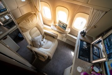 Emirates New 777 First Class Suites Review 28