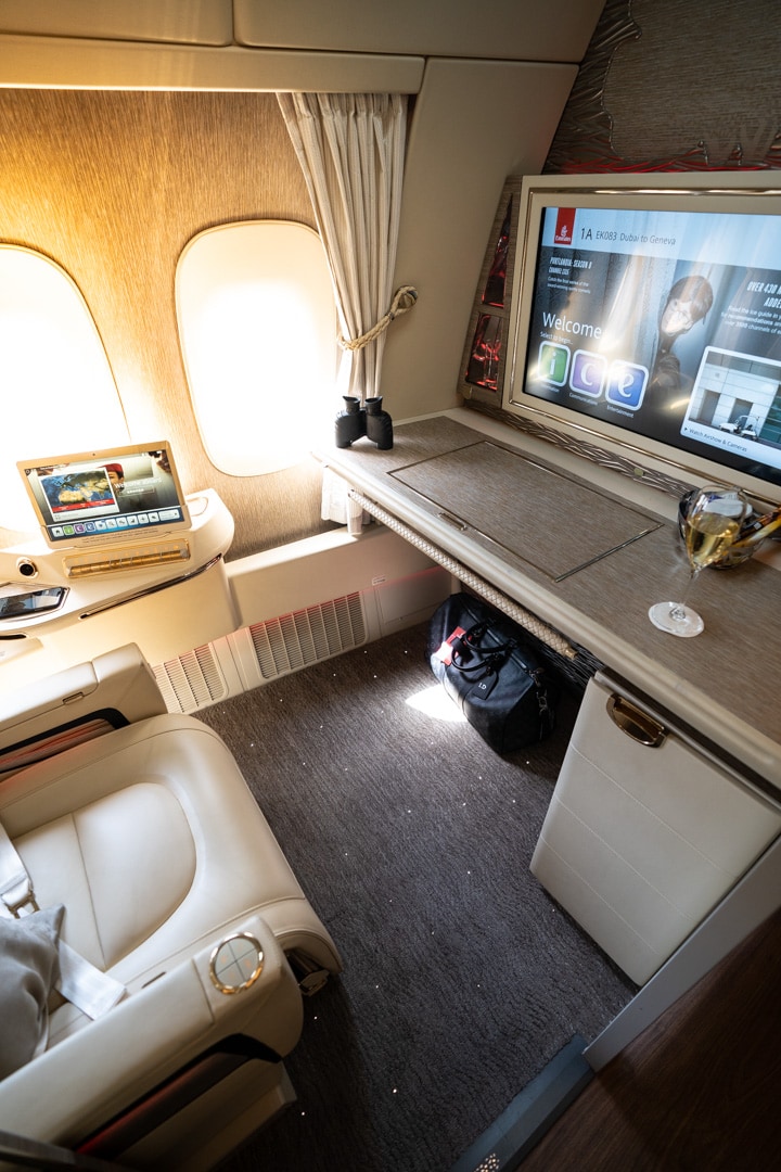 Emirates New 777 First Class Suites Review 28