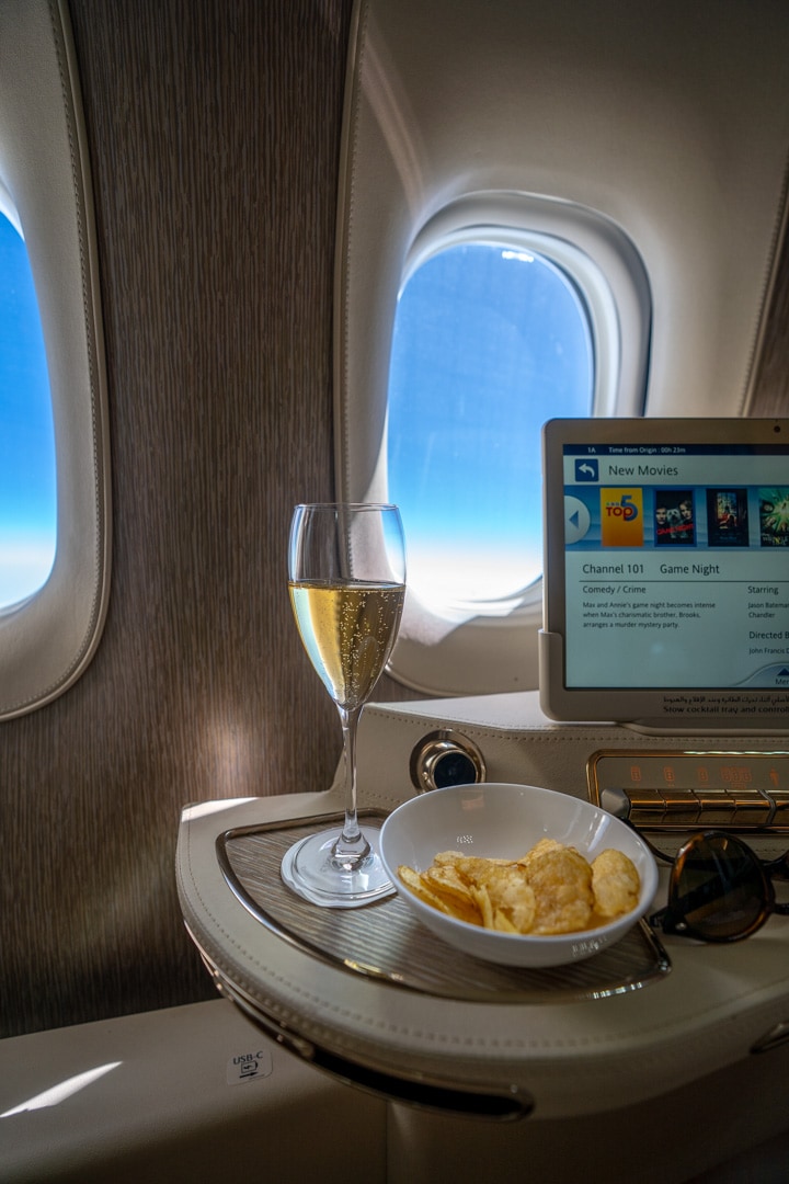 Emirates New 777 First Class Suites Review 38