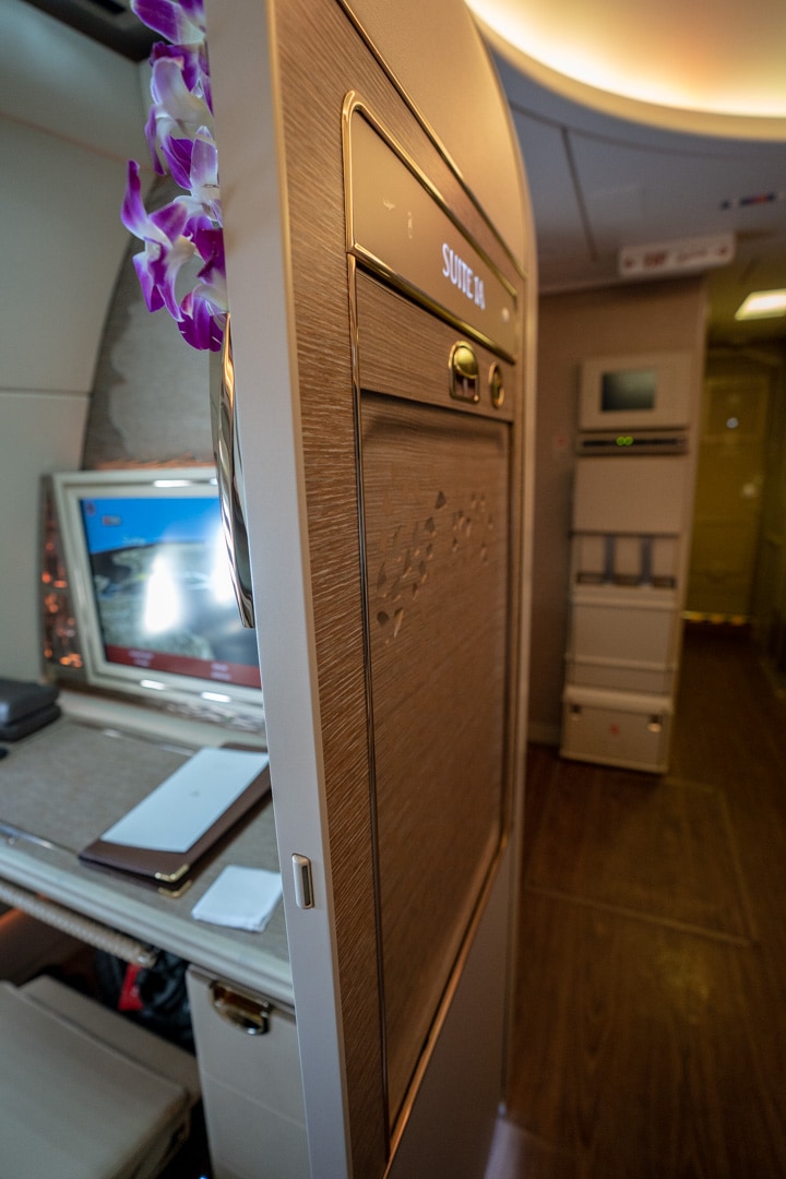 Emirates New 777 First Class Suites Review 31
