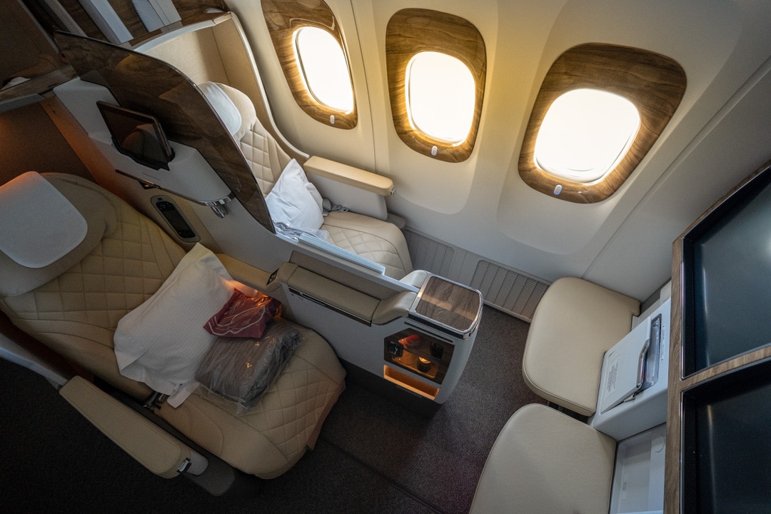 Emirates New 777 First Class Suites Review 46