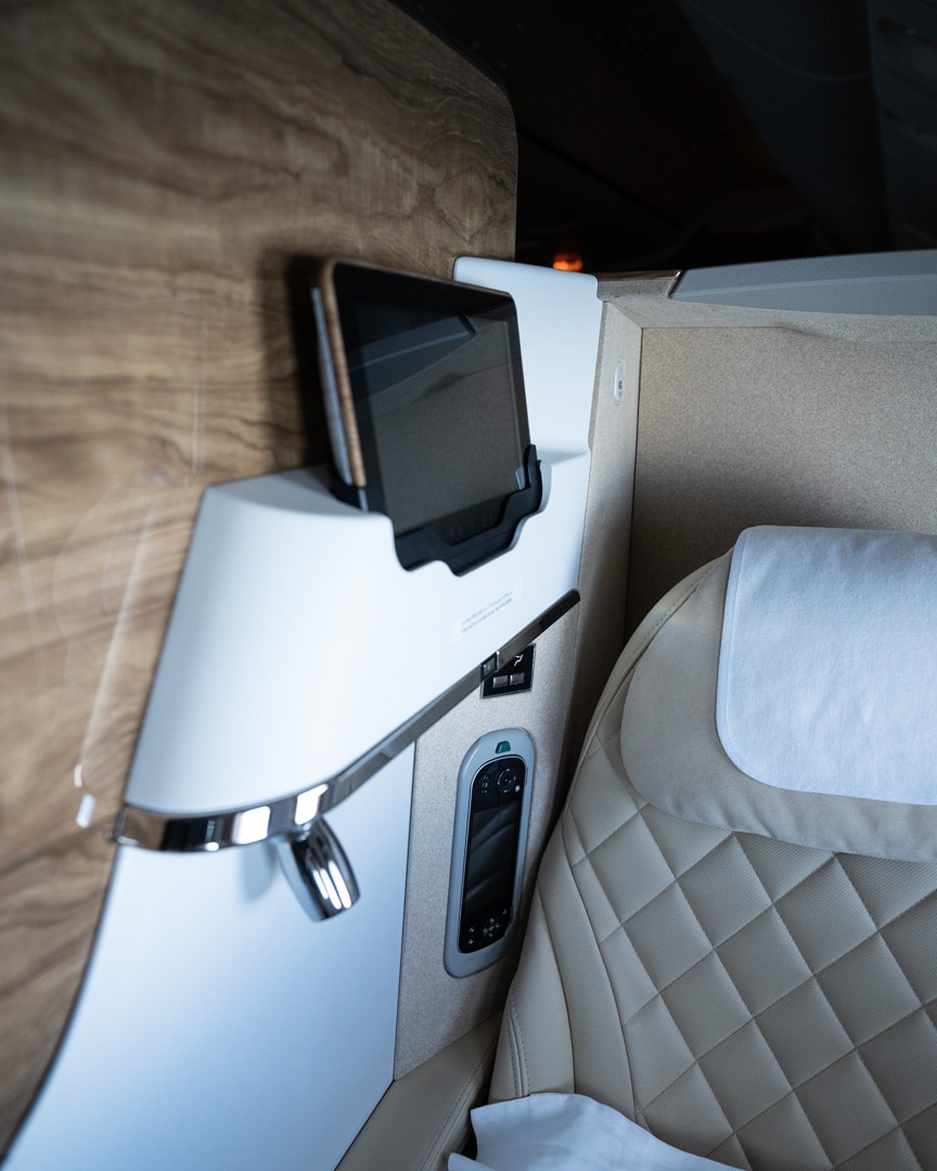 Emirates New 777 First Class Suites Review 47