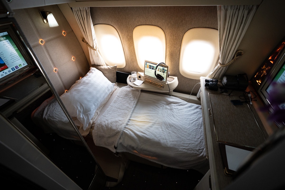Emirates New 777 First Class Suites Review 53