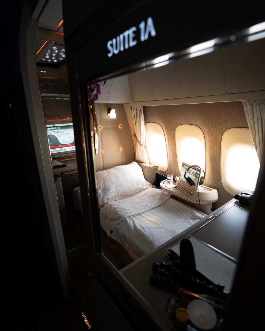 Emirates New 777 First Class Suites Review 51