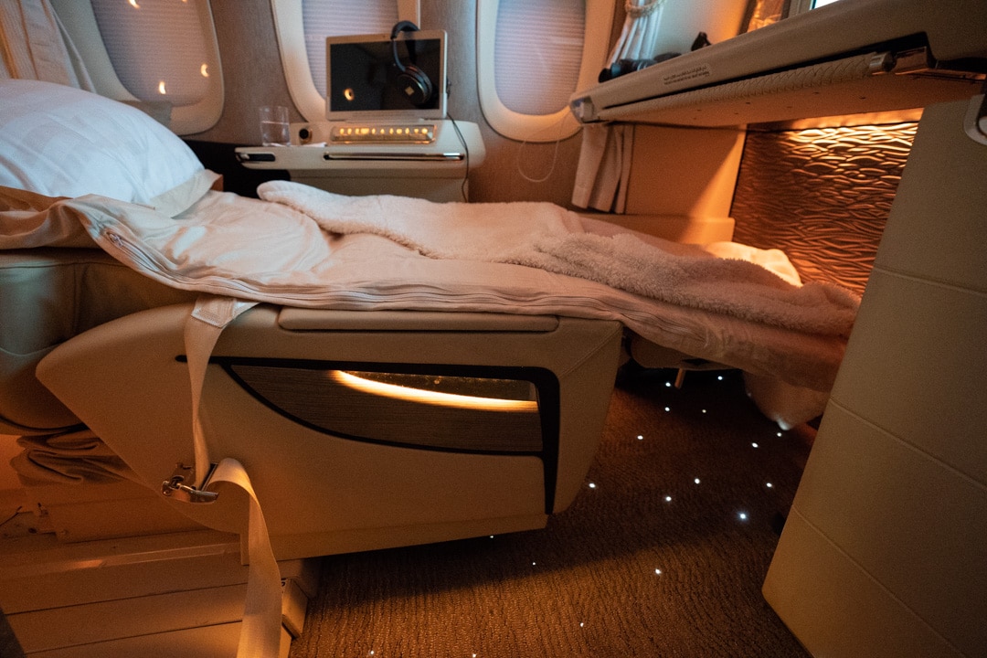 Emirates New 777 First Class Suites Review 50