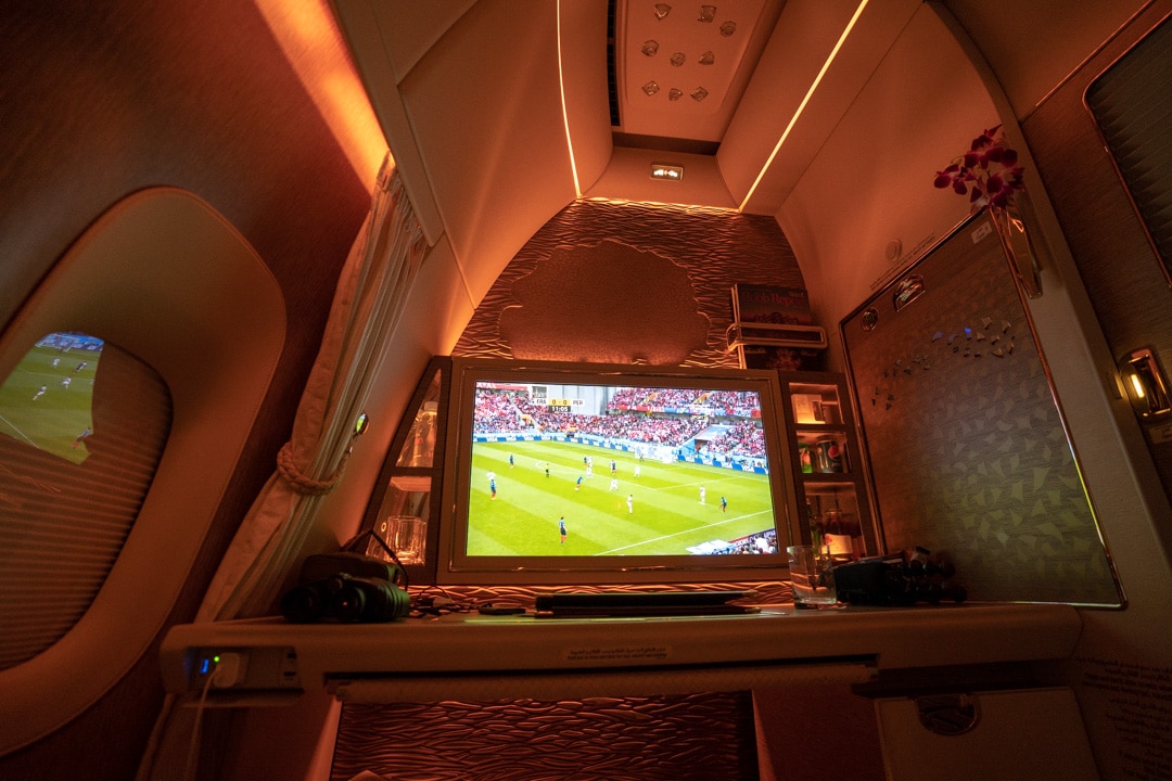Emirates New 777 First Class Suites Review 55