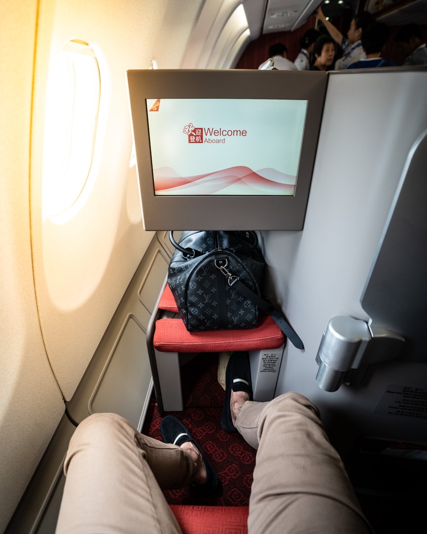 Hainan Airlines Review - A330 Business Class 46