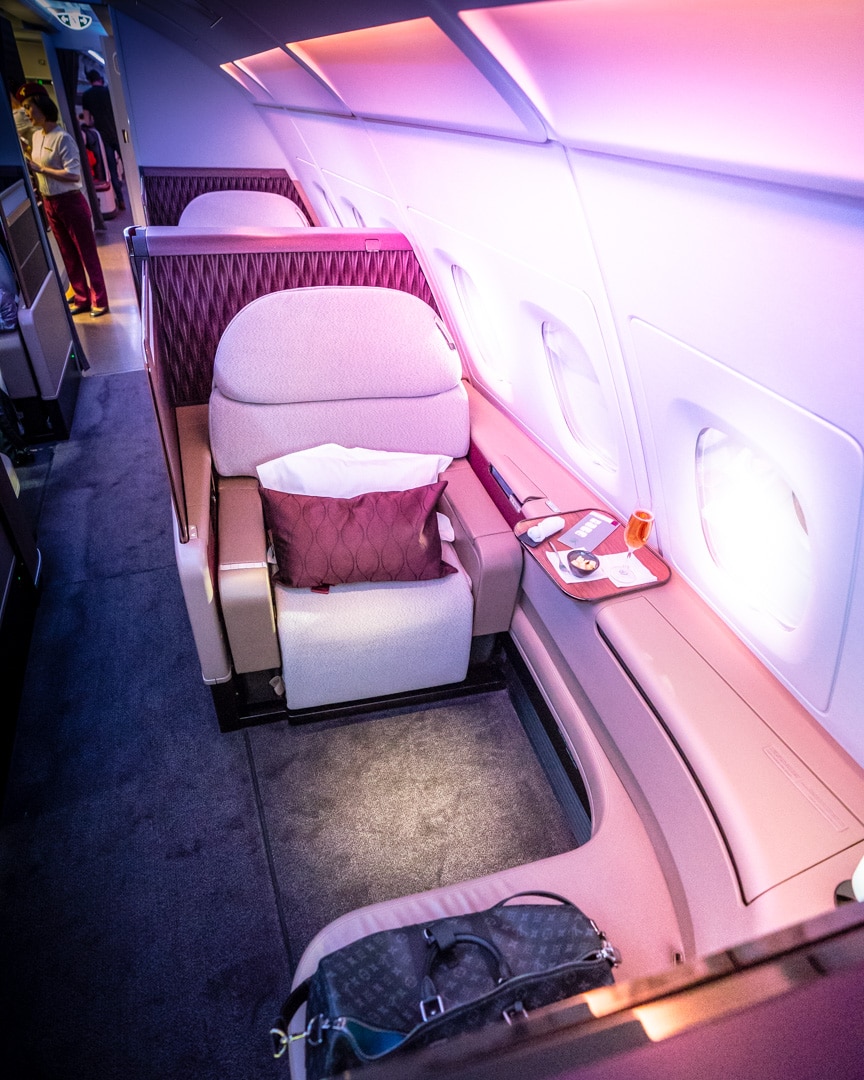 Qatar Airways First Class - A380 Doha to Perth 19