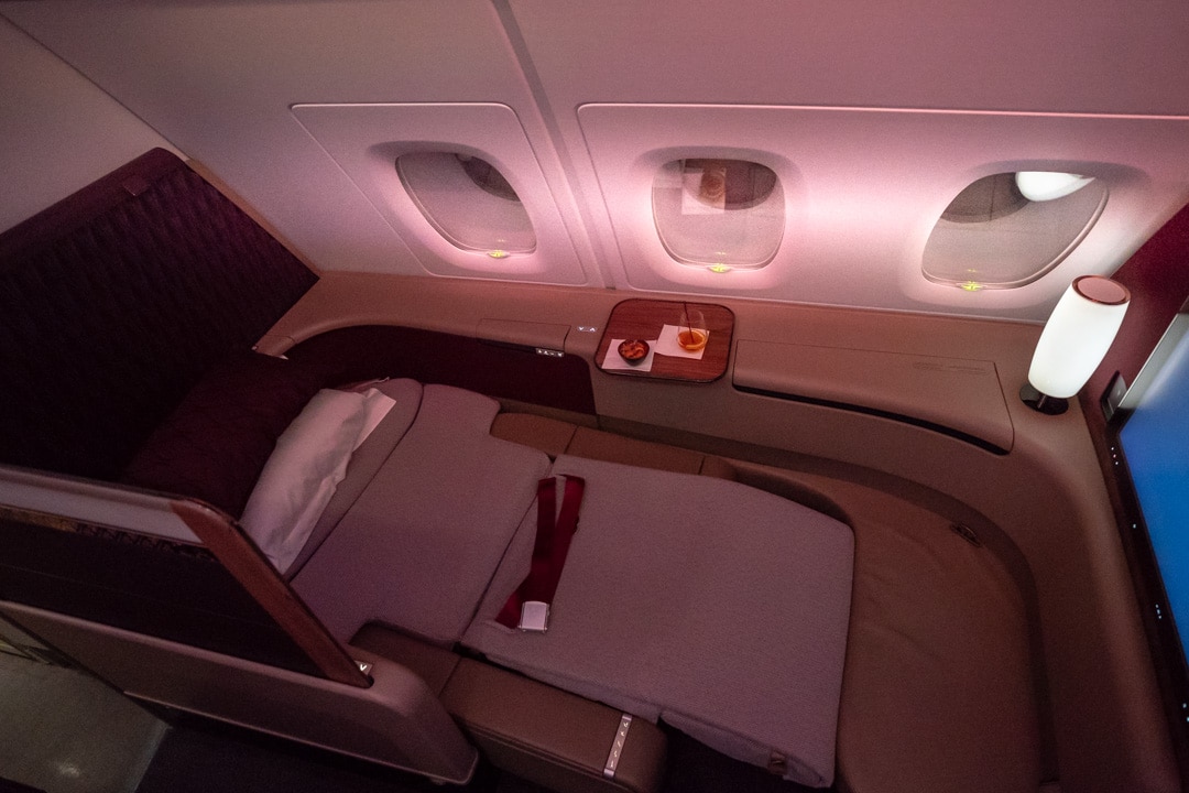 Qatar Airways First Class - A380 Doha to Perth 23
