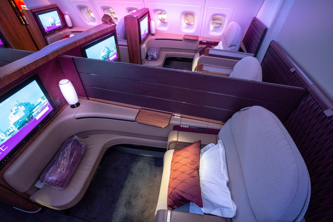 Qatar Airways First Class - A380 Doha to Perth 15