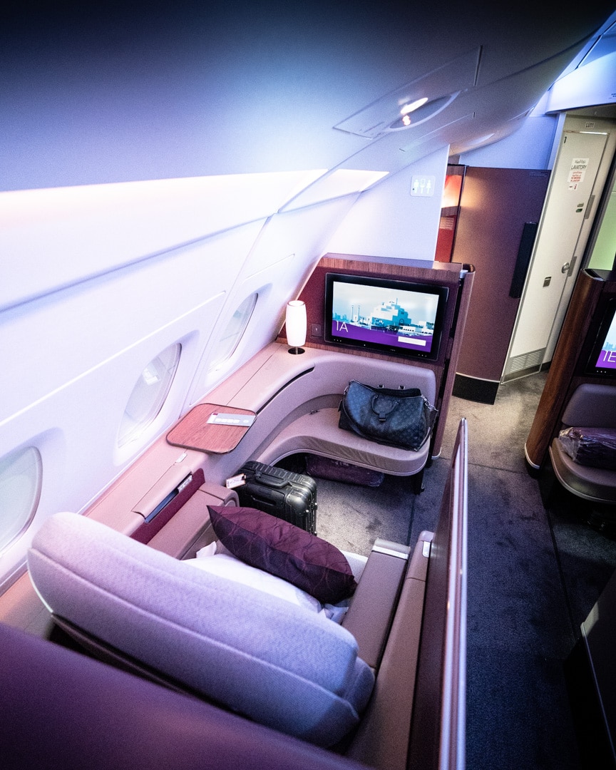 Qatar Airways First Class - A380 Doha to Perth 17