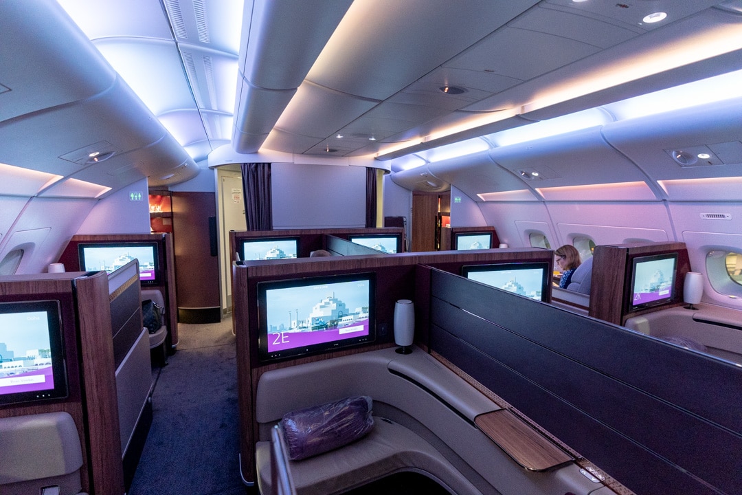 Qatar Airways First Class - A380 Doha to Perth 16
