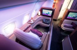 Qatar Airways First Class - A380 Doha to Perth 4