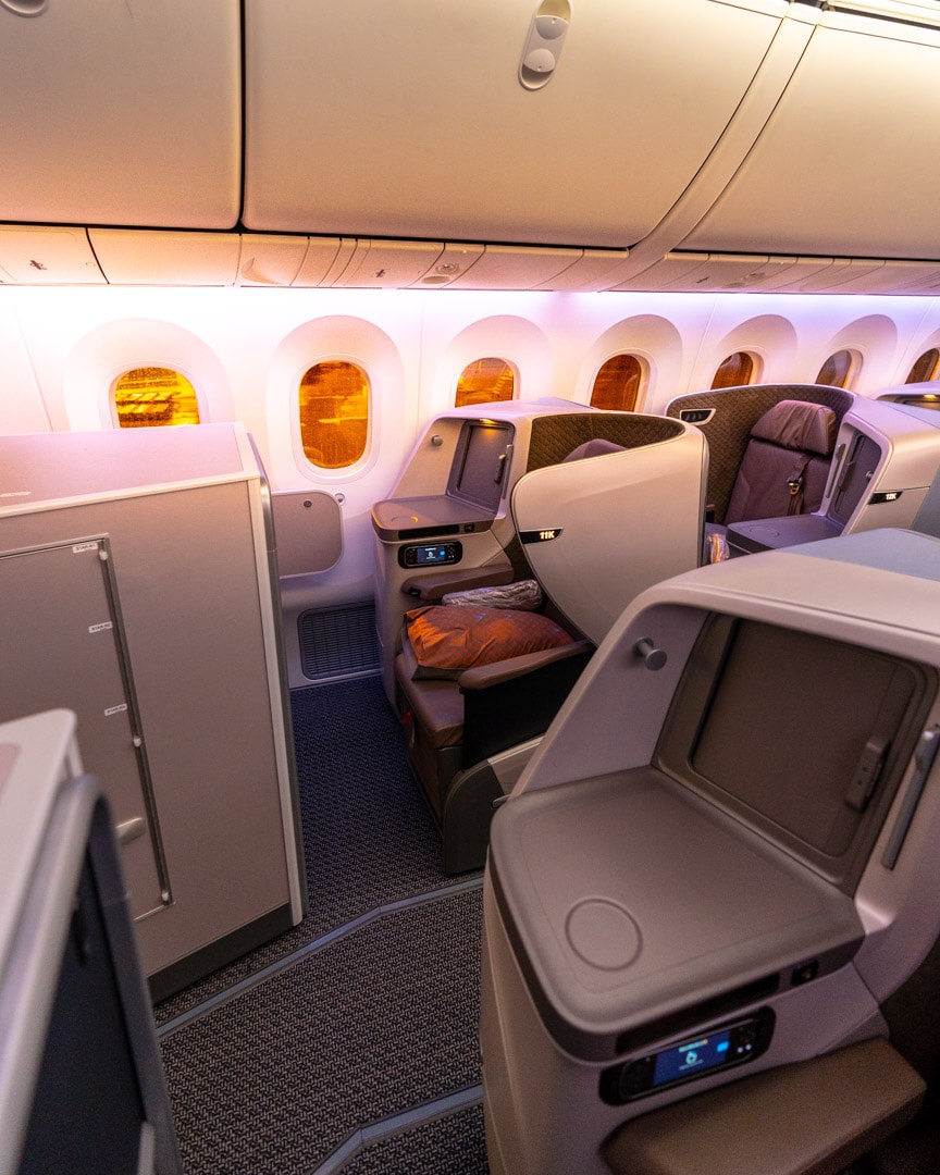 Singapore Airlines 787-10 Business Class Review 10