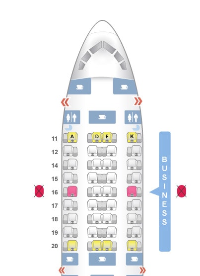 Singapore Airlines 787-10 seat map
