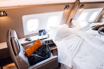 Singapore Airlines New A380 First Class Double Bed