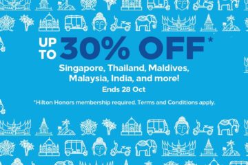 Hilton October Sale Up To 30% Discount