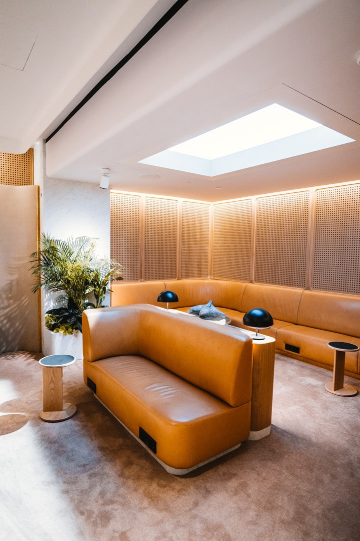 Qantas First Class Lounge Skylight Singapore
