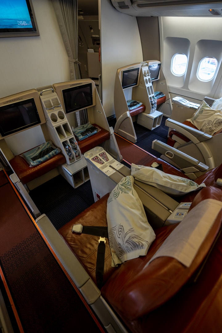 Sri Lankan Airlines A330-200 business class seat review